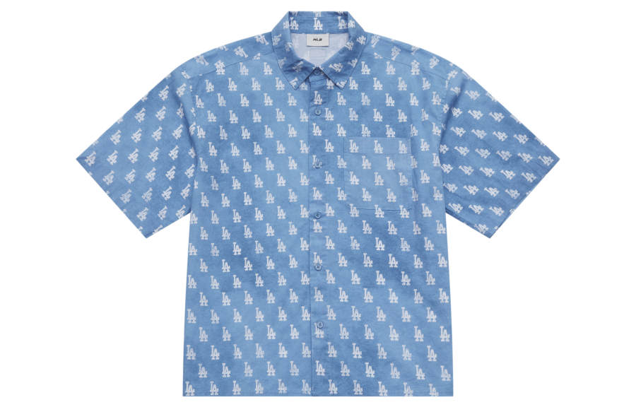 MLB MLB MONOGRAM SS25 Shirt Unisex Dark Blue