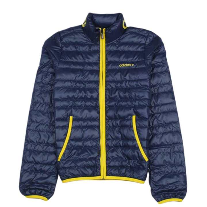 Adidas Adidas Down Jackets Men's Blue Stand Collar Moderate Puffer Jacket