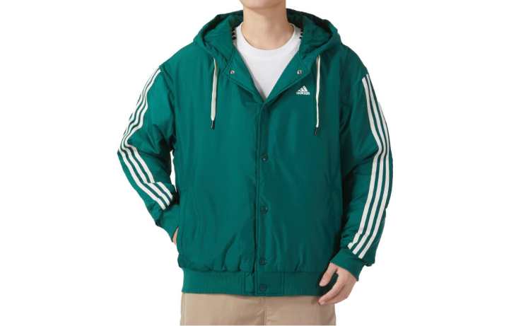 Adidas Adidas Jackets Men's Green Hooded Moderate Other