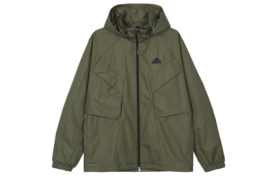 Adidas Adidas URBAN OUTDOOR Jackets Men's Strata Olive Green Hooded Moderate Other