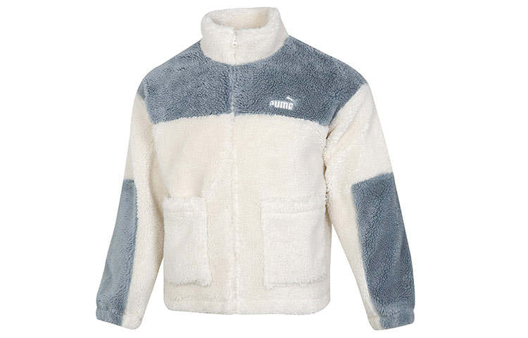 PUMA PUMA Velvet feel Coat Men's Ecru