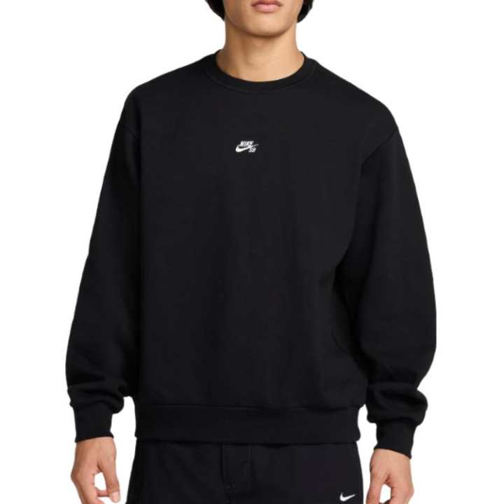 Nike Nike Sweatshirts Men's Black Crew Neck Moderate