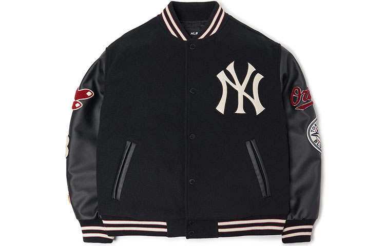 MLB MLB Baseball Jacket Unisex Black
