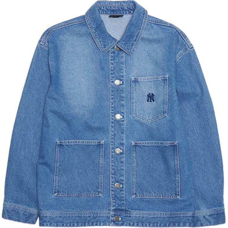 MLB MLB New York Yankees Denim Jacket Unisex Light Blue