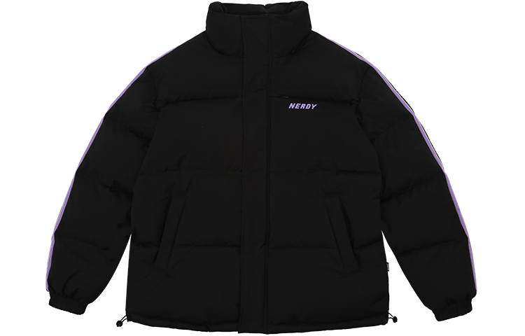 Nerdy Nerdy Down Jackets Unisex Black Stand Collar Thickened Other