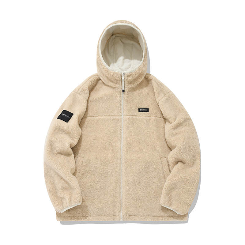 COVERNAT Loose Fit Jacket Unisex Beige