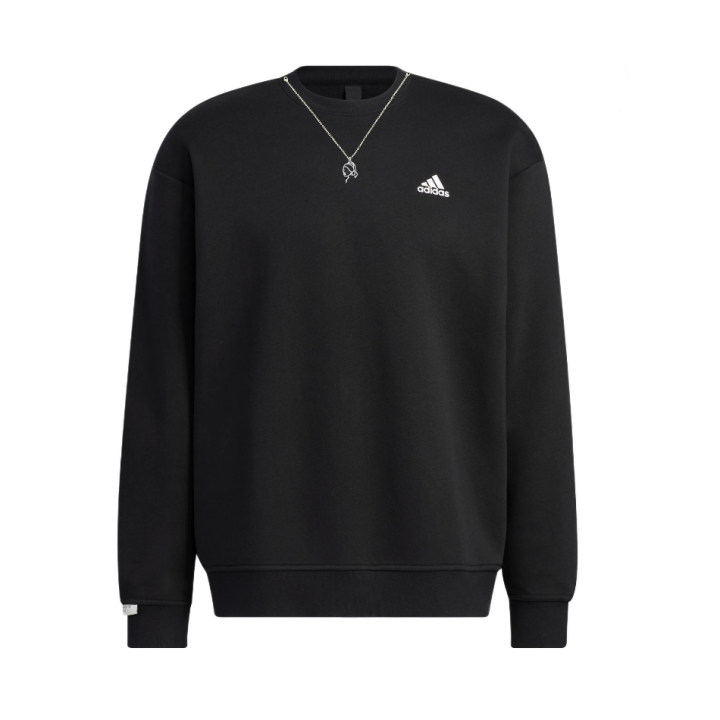 Adidas Adidas Sweatshirts Unisex Black Crew Neck Moderate Regular