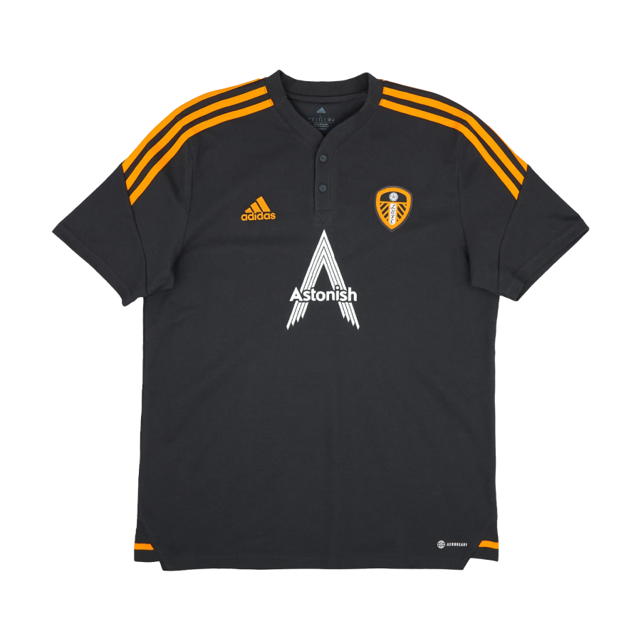 Adidas Adidas Leeds United T Shirt Unisex Black