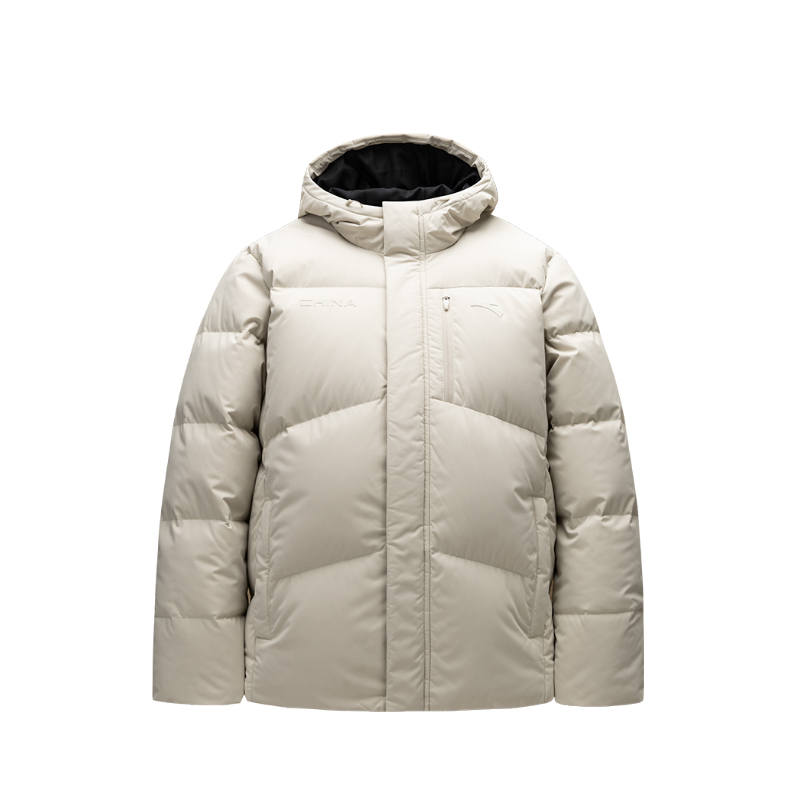 ANTA Anta Down Jacket Unisex Cyan Bird Gray