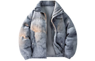Kawasaki Puffer Jackets Unisex Stand Collar Thickened Padded Puffer Jacket
