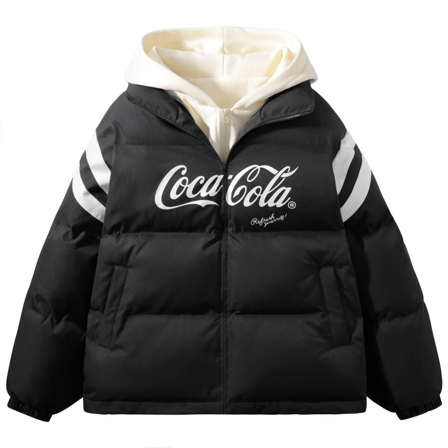 Coca-Cola Coca Cola Puffer Jacket Coat Unisex