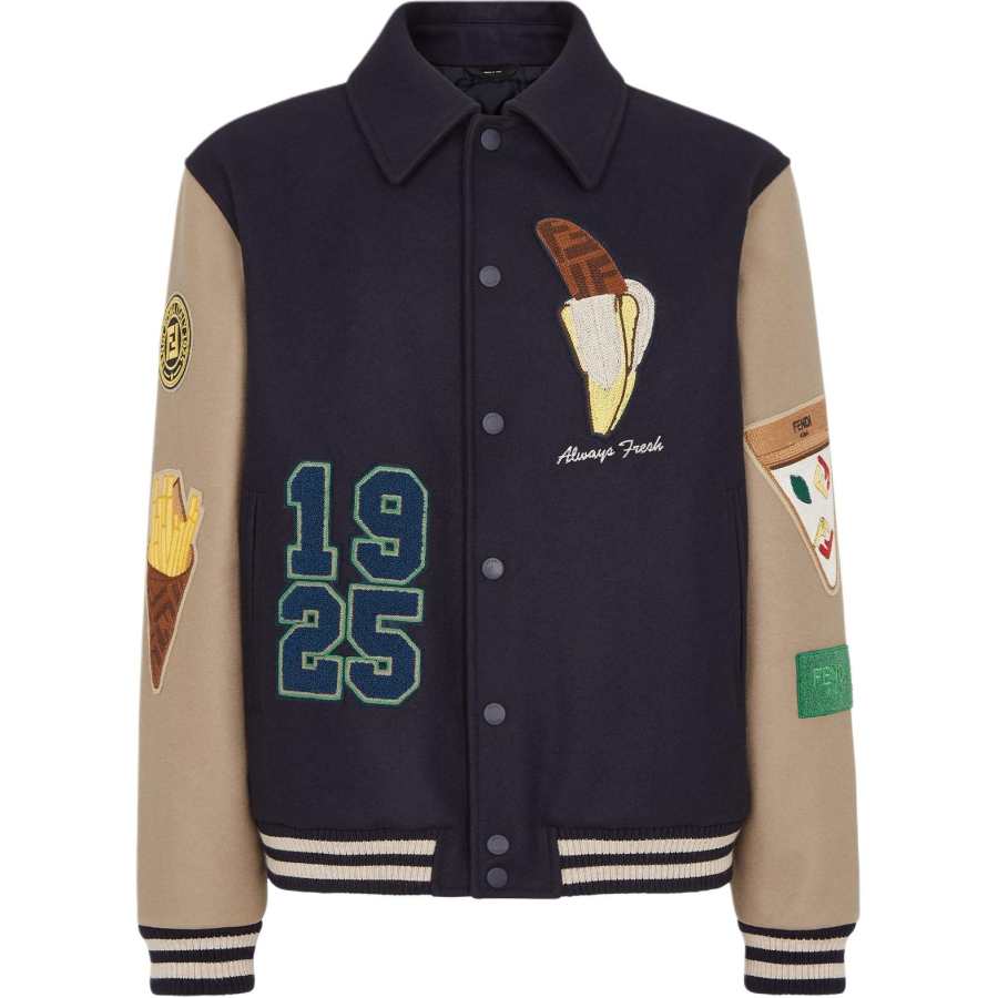 FENDI FENDIlicious Long Sleeved Bomber Jacket