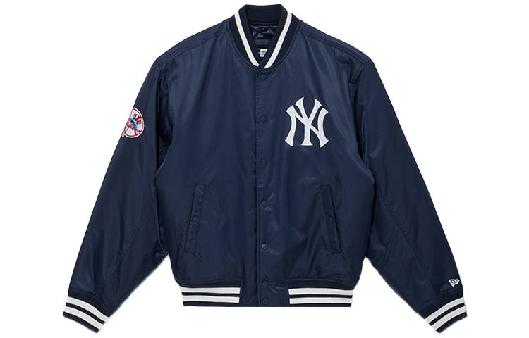 New Era Baseball Jerseys Unisex Dark Blue Baseball Collar Moderate