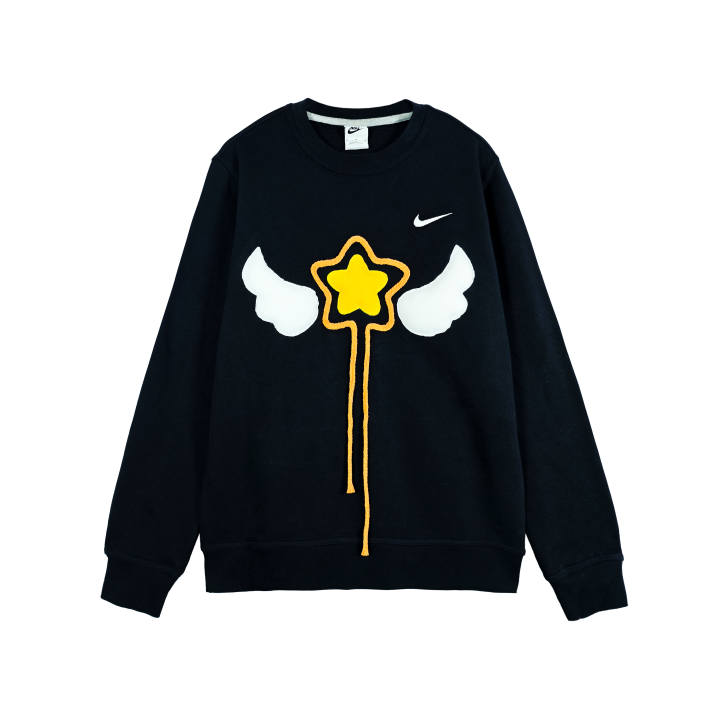 Nike Nike Sweatshirts Unisex Black Crew Neck Moderate