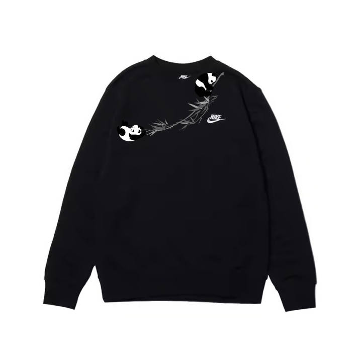 Nike Nike Sweatshirts Men's Black Crew Neck Moderate