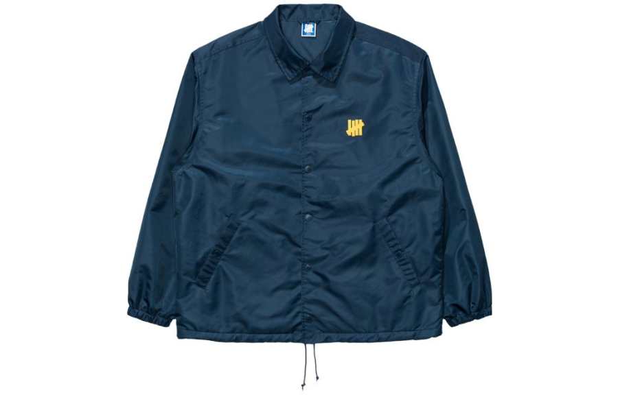 UNDEFEATED UNDEFEATED Jackets Unisex Navy Blue Lapel Moderate Instructor