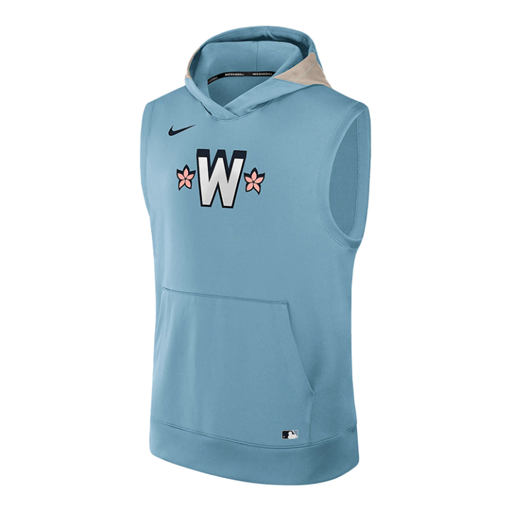 Nike Nike Washington Nationals Authentic Collection City Connect Men's Nike Dri FIT Mlb Sleeveless Pullover Hoodie