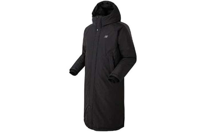 New Balance New Balance Puffer Jackets Unisex Black Hooded Moderate