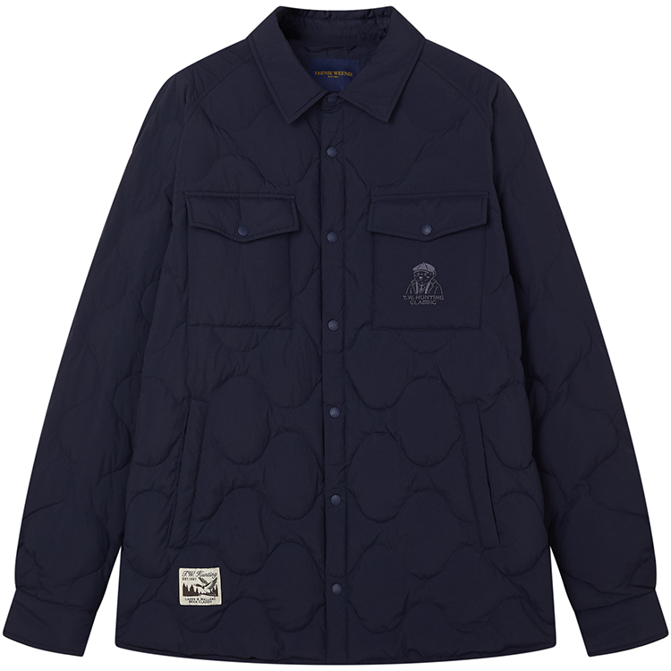 Teenie Weenie Men Light Warmth Collection Shirt Down Jacket Winter Unisex