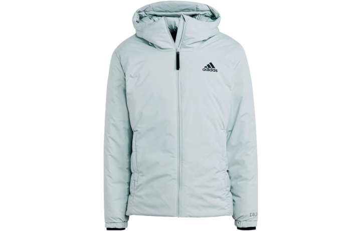 Adidas Adidas Down Jackets Men's Light Blue Hooded Moderate Down Jacket