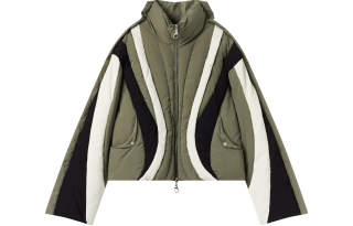 BLIND402 Puffer Jackets Unisex Stand Collar Thickened Patchwork Puffer Jacket