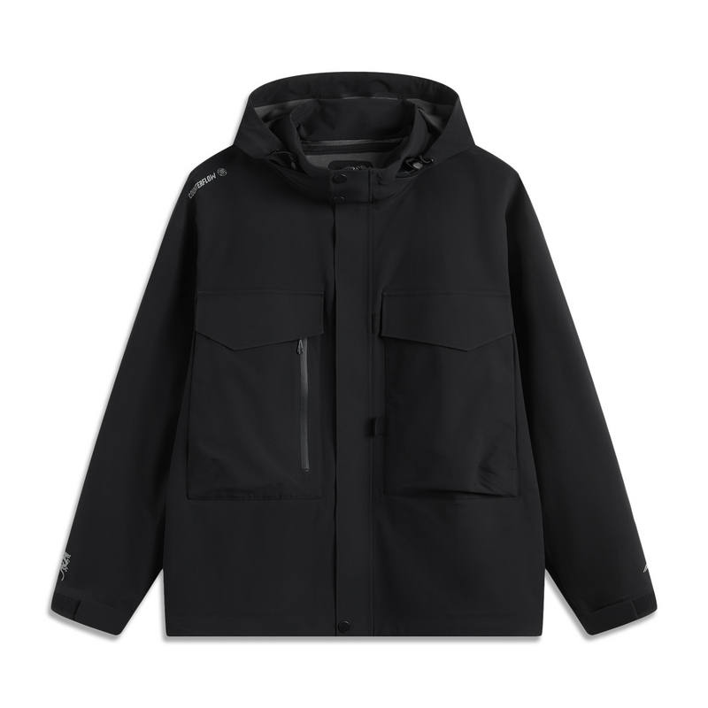 Li-Ning Li Ning Waterproof And Windproof Windbreaker Jacket Unisex Black