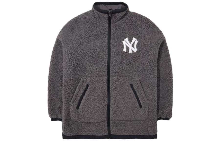 New Era Velvet feel Coat Unisex Gray