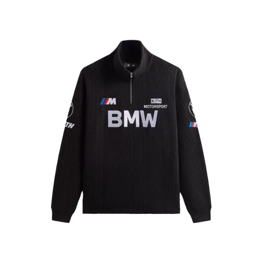 KITH KITH X Bmw Cable Fleece Quarter Zip