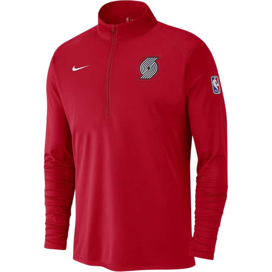 Nike Nike Portland Trail Blazers City Edition Men's Nike Dri FIT Nba 1/2 Zip Long Sleeve Top