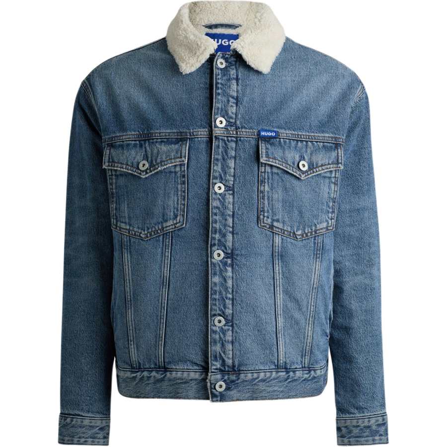 HUGO BOSS FW24 Denim Jacket Men's Blue