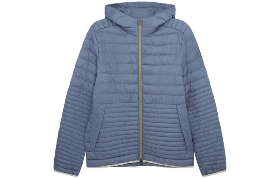 Paul Smith Puffer Jackets Men's Gray Blue Hooded Moderate Other