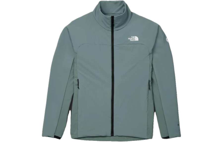 THE NORTH FACE Jackets Men's Gray Blue Stand Collar Thickened Other
