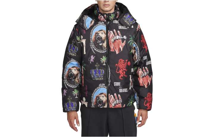 Nike Nike Down Jackets Men's Black Detachable Hood Moderate Other