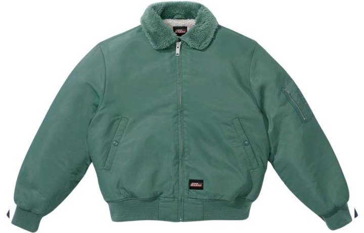 Supreme Supreme Dickies Fur Collar Bomber Jacket Green