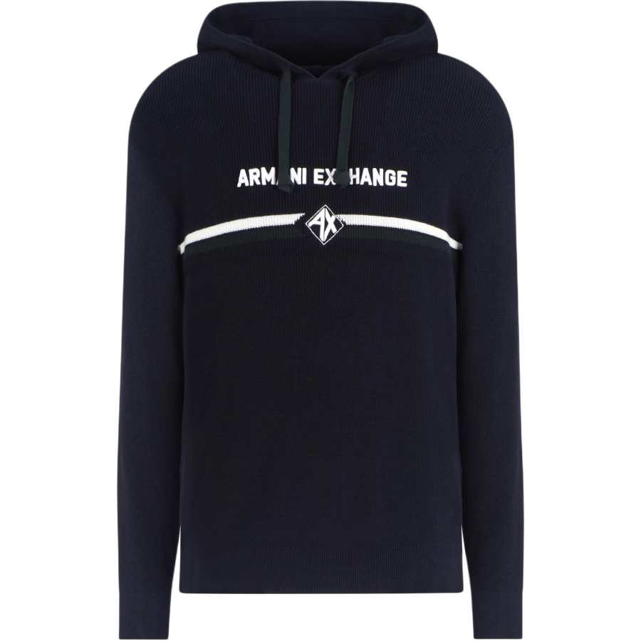 ARMANI EXCHANGE Armani Exchange logo-embroidered hoodie