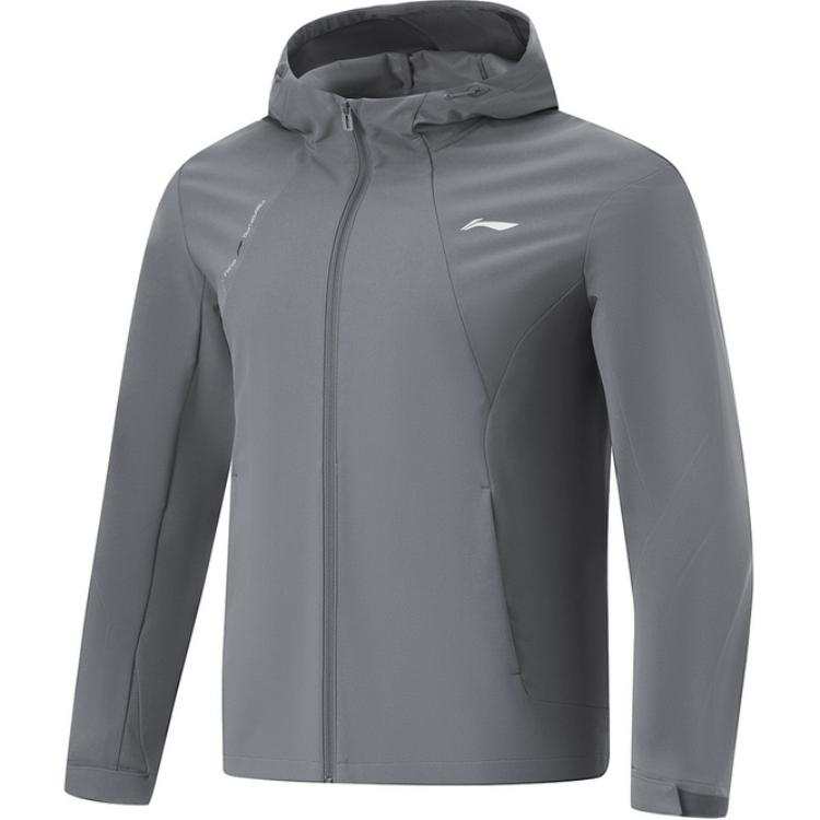 Li-Ning Li Ning Fitness Series Jackets & Coats Men's Shadow Gray
