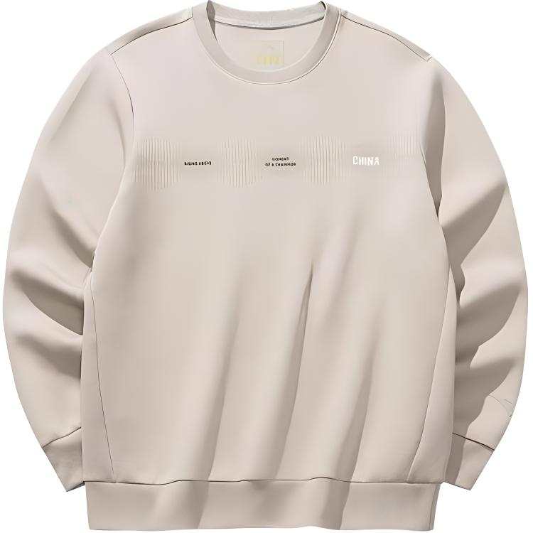 Anta Sweatshirt Men's Cyan Bird Gray