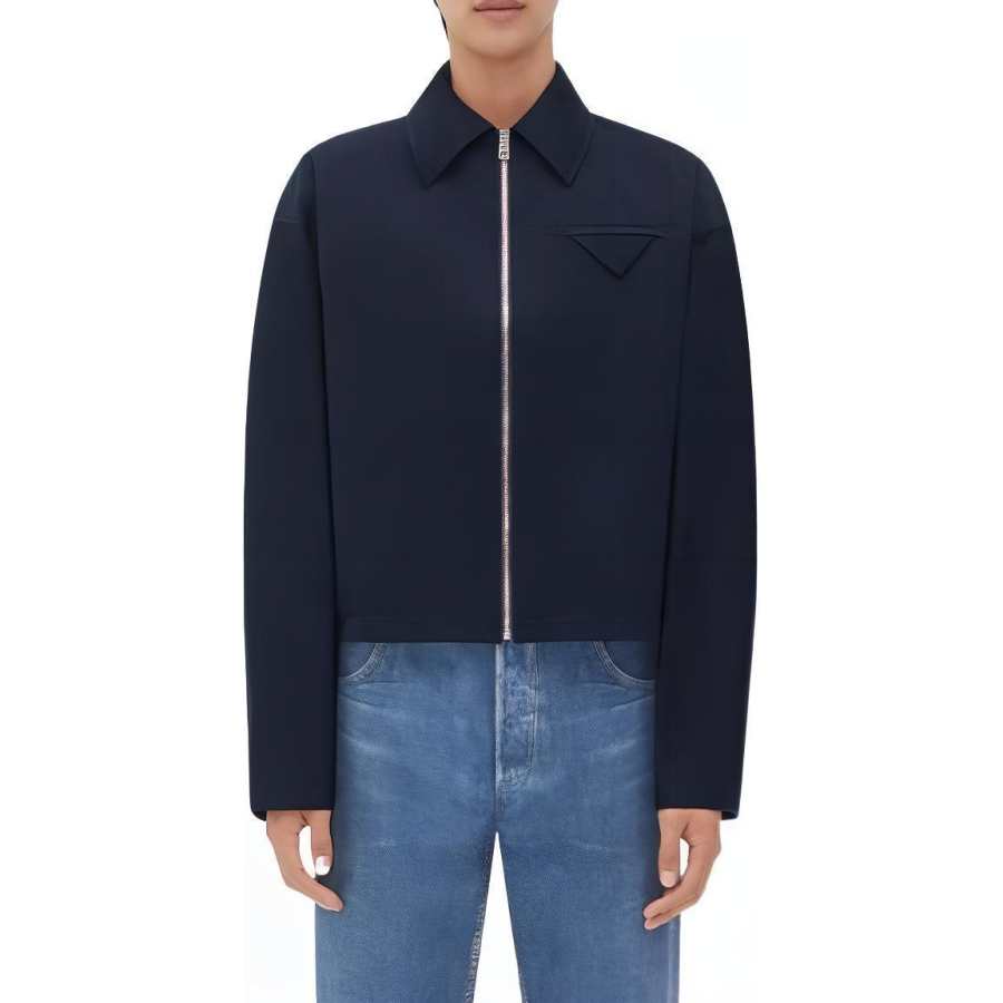 Bottega Veneta FW23 Jackets & Coats Men's Marine Blue