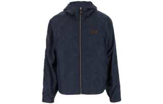 BERLUTI Jackets Men's Blue Hooded Moderate Other