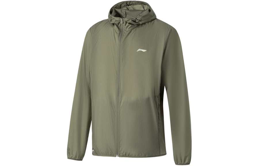 Li-Ning Li Ning Fitness Series Breathable Sun Protection Clothing Men's Army Canvas Green