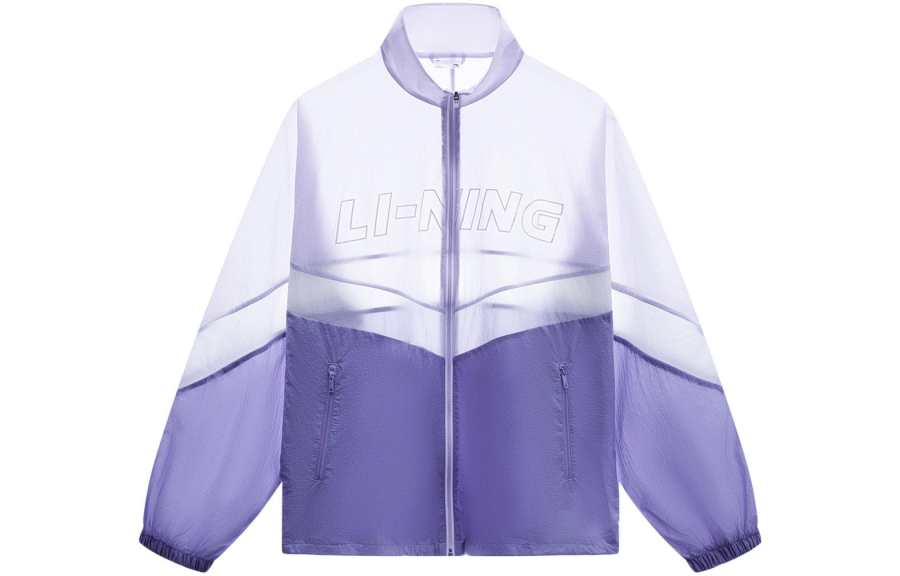 Li-Ning Li Ning Sports Life Collection Super Lightweight And Breathable Sun Protection Clothing Unisex Grass Purple