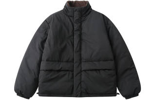 COUNTRY MOMENT Puffer Jackets Unisex Stand Collar Thickened Puffer Jacket