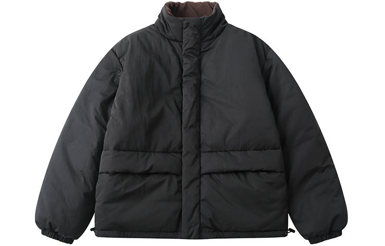 COUNTRY MOMENT Puffer Jackets Unisex Stand Collar Thickened Puffer Jacket