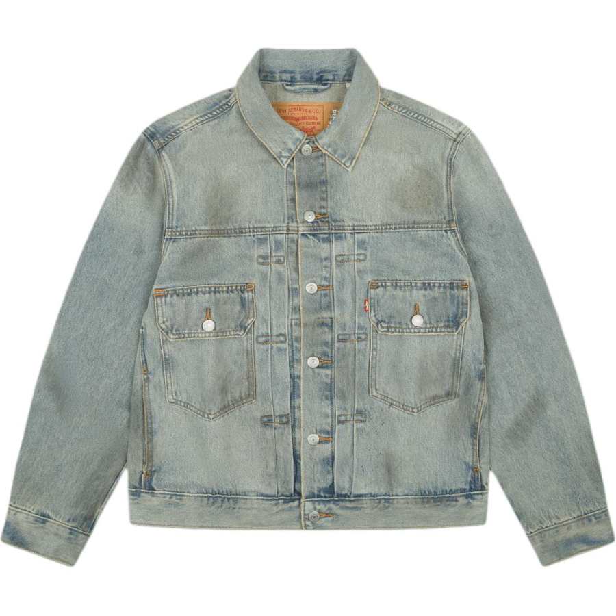 Denim Tears The Great Black Jockeys Collection Denim Jackets Unisex Indigo Lapel Moderate