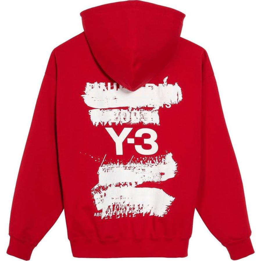 Y-3 Y-3 Graphic Printed Drawstring Hoodie