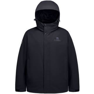 QIE Windbreaker Jackets Unisex Hooded Thickened