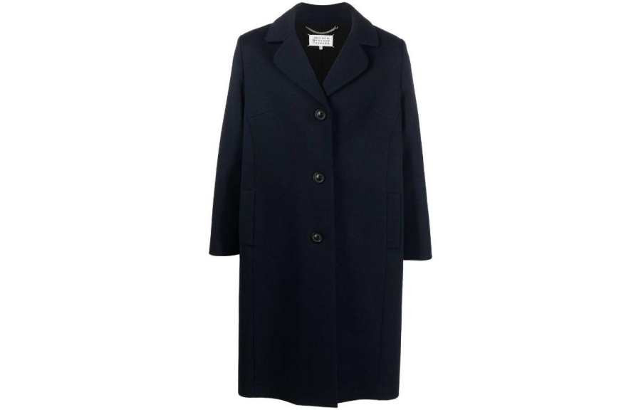 Maison Margiela Coat Men's Marine Blue