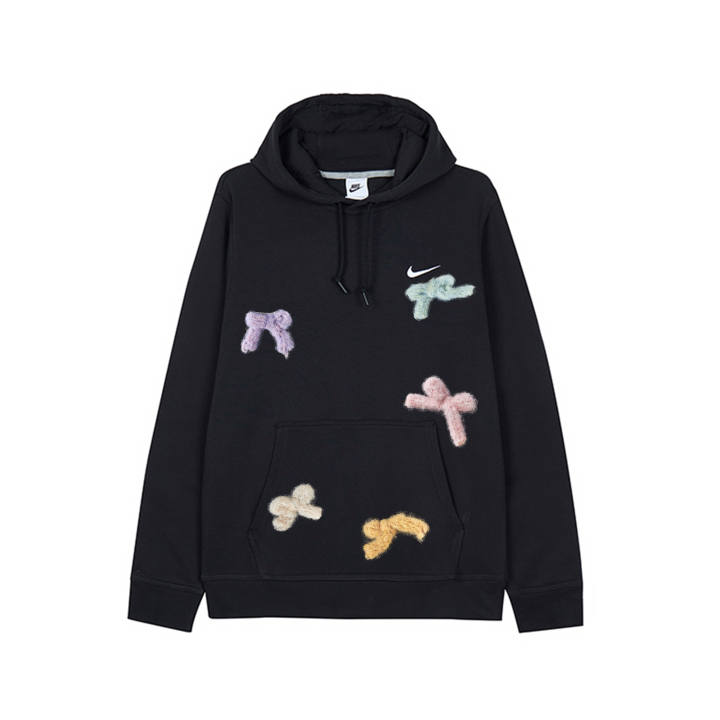 Nike Nike Sweatshirts Men's Black Hooded Moderate Regular