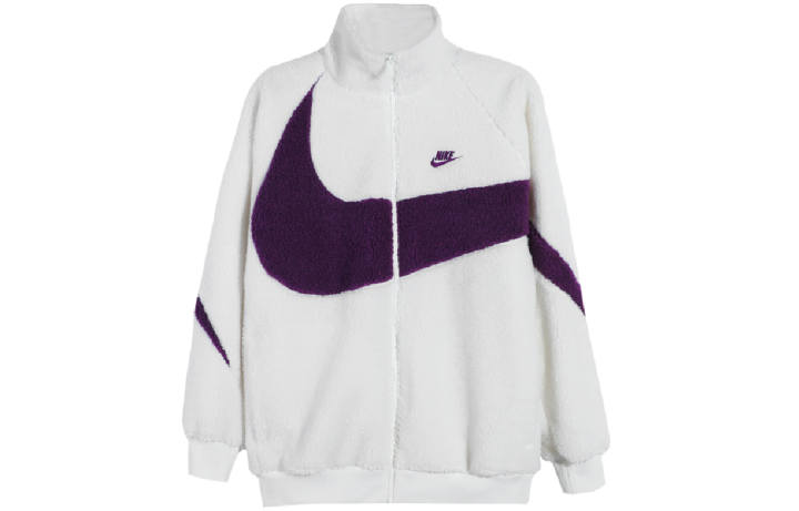 Nike Nike Velvet Jackets Men's Sail White Turtleneck Moderate