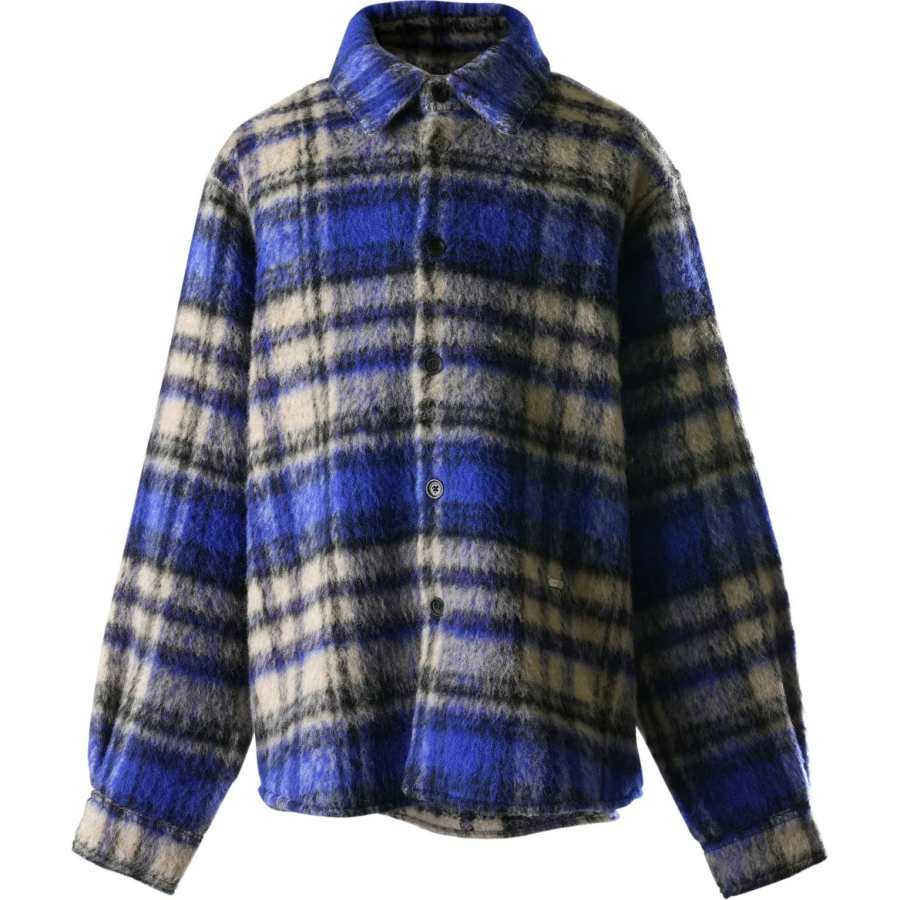 Ader Error check-pattern shirt jacket